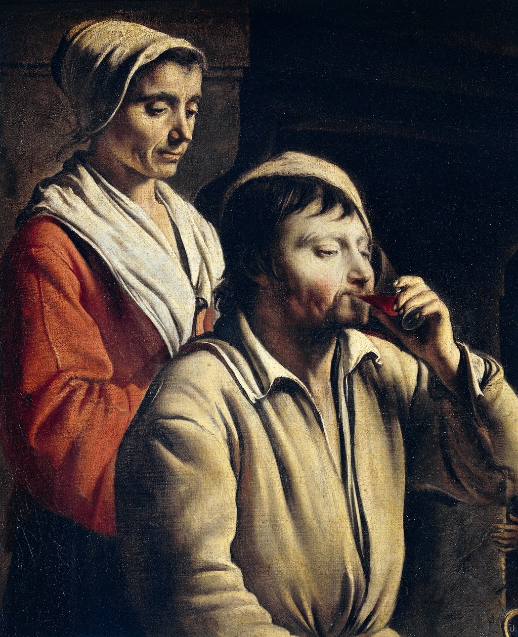 köylü yemeği by Louis le Nain