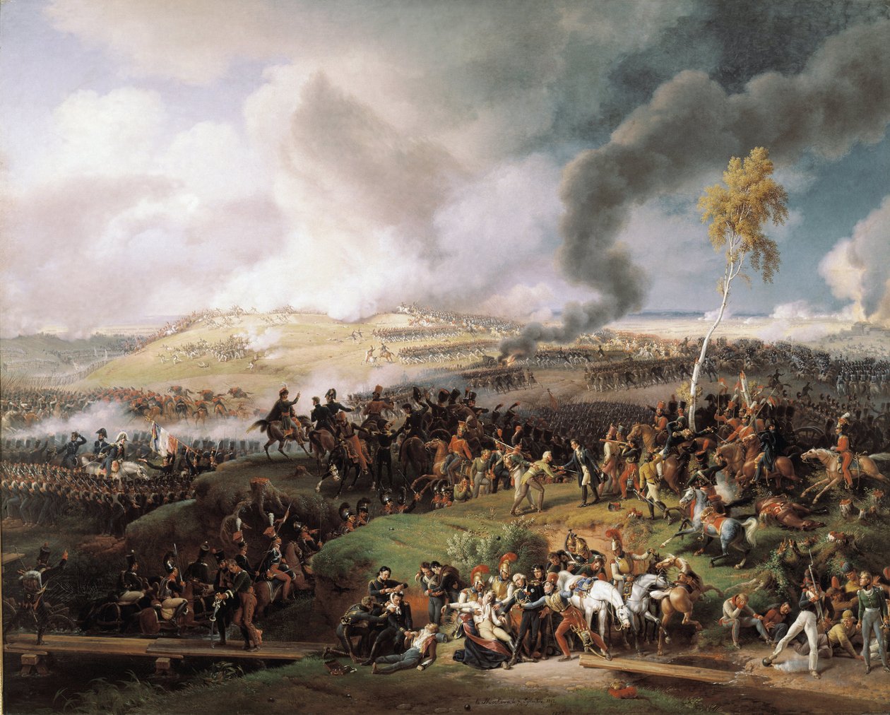 Moskova Savaşı (ayrıca Borodino Savaşı) (7 Eylül 1812) (tuval üzerine yağlı boya by Louis Lejeune