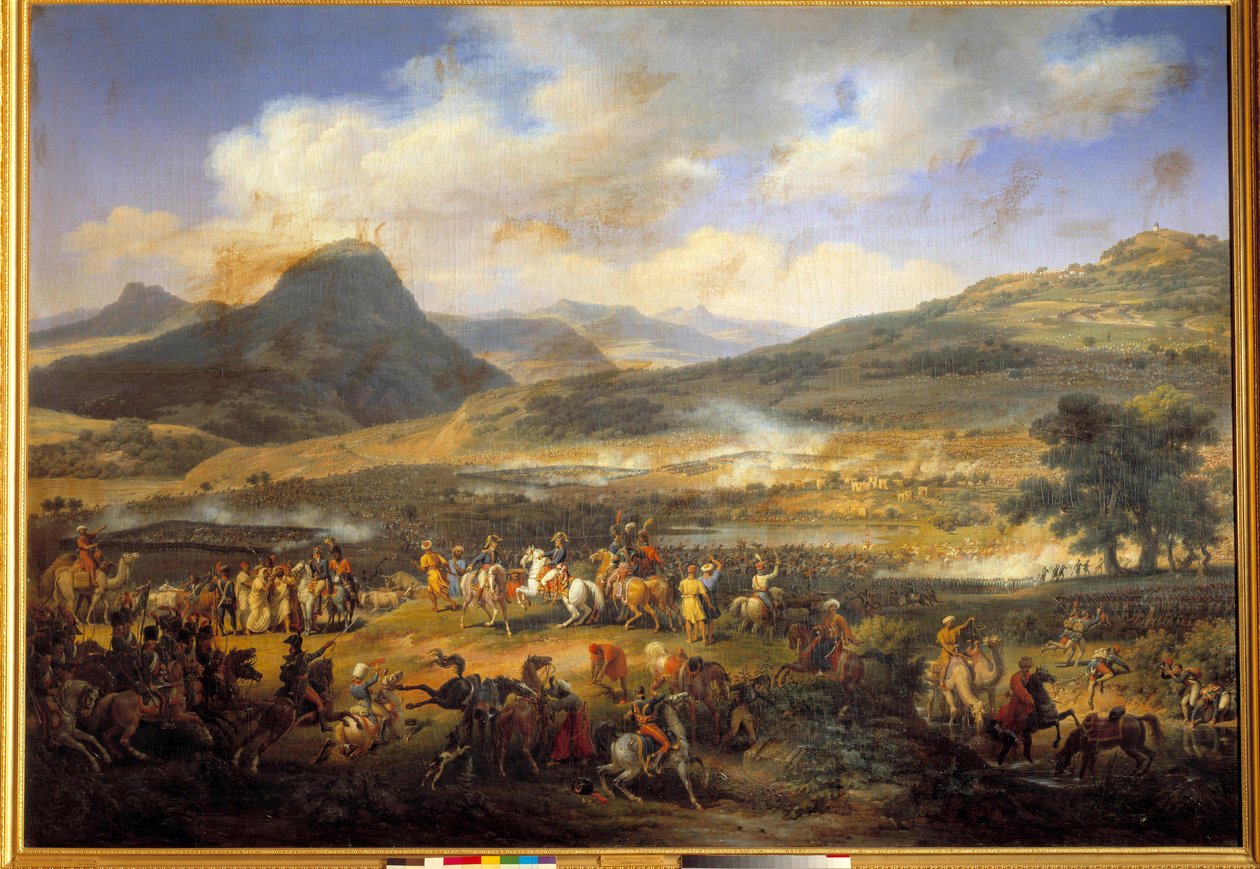 Mısır Seferi (Seferi) (1798-1801): “” Thabor Dağı Savaşı, 16 Nisan by Louis Lejeune