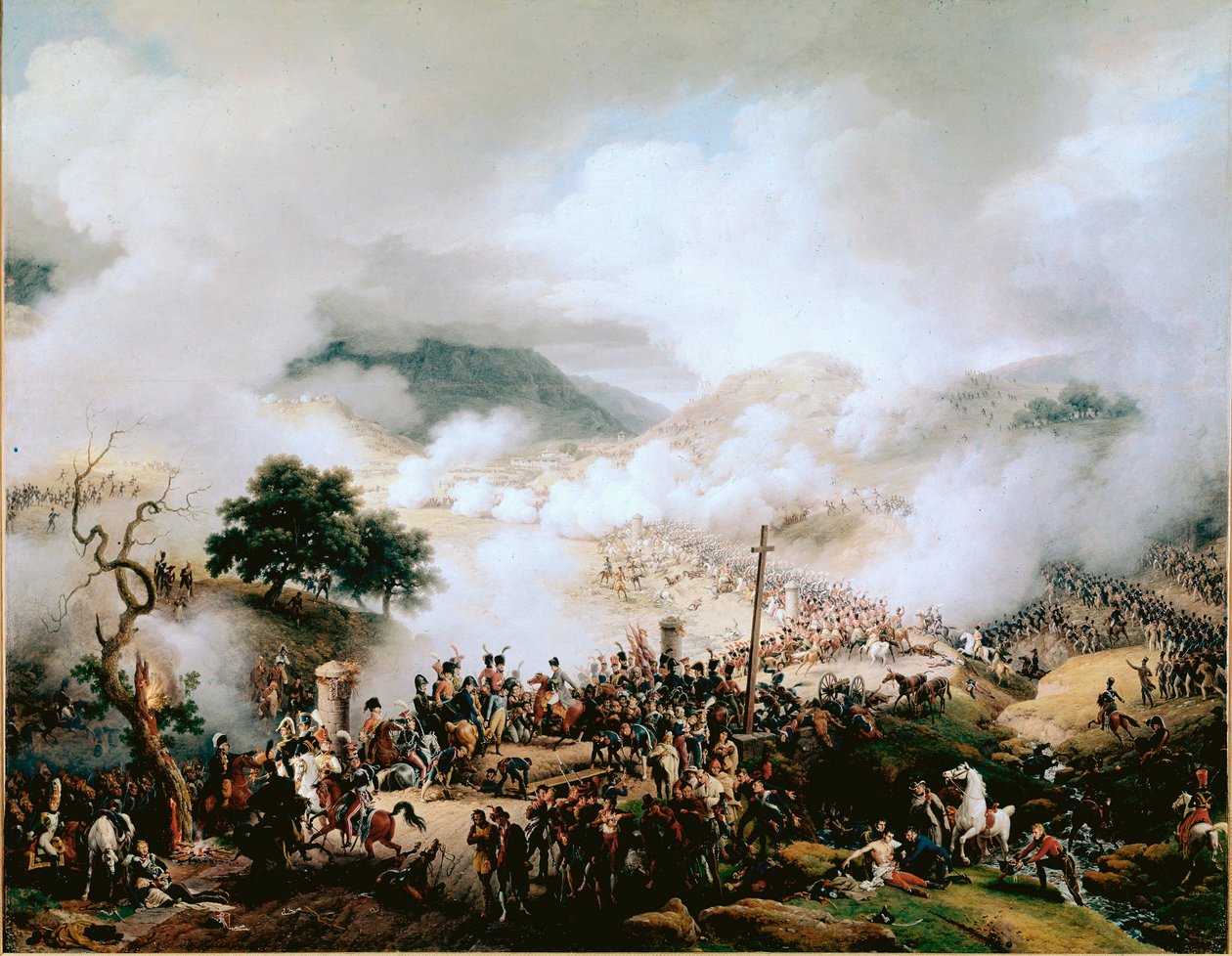 Napolyon Savaşları (İspanya Savaşı): “” Somosierra Savaşı, 30/11/1808”” Louis Francois Lejeune (1778-1848) tarafından tablo 1810 Versay, kale müzesi by Louis Lejeune