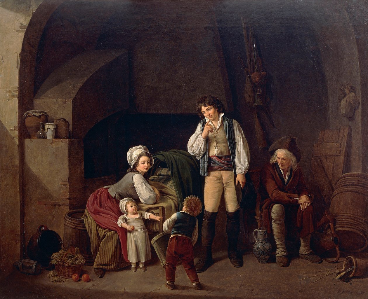 Aile sahnesi, Louis Leopold Boilly (1761-1845) by Louis Leopold Boilly