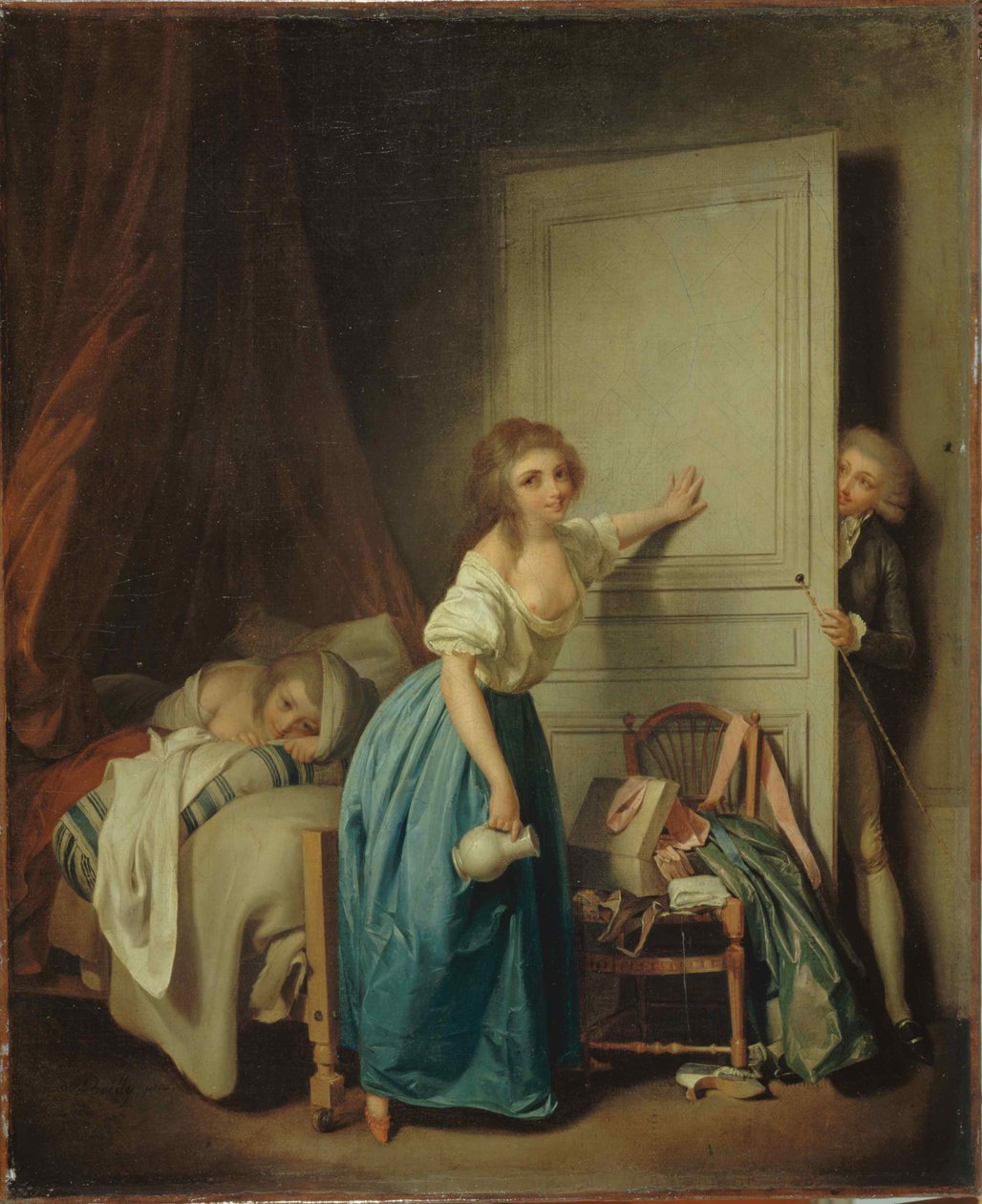 LIndiscret, c. 1795. by Louis Leopold Boilly