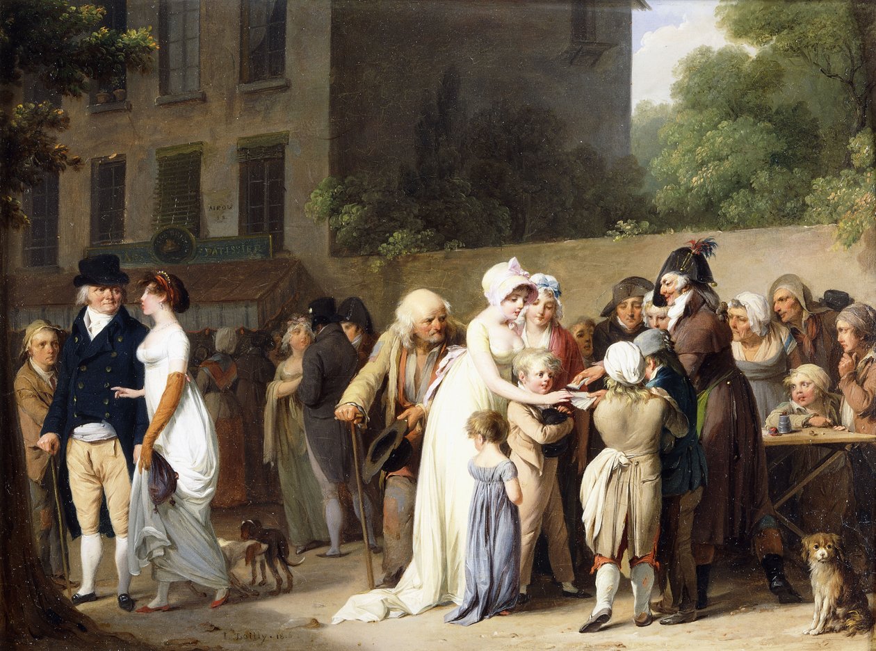 Bulvarlardaki Büyücü, 1806 by Louis Leopold Boilly