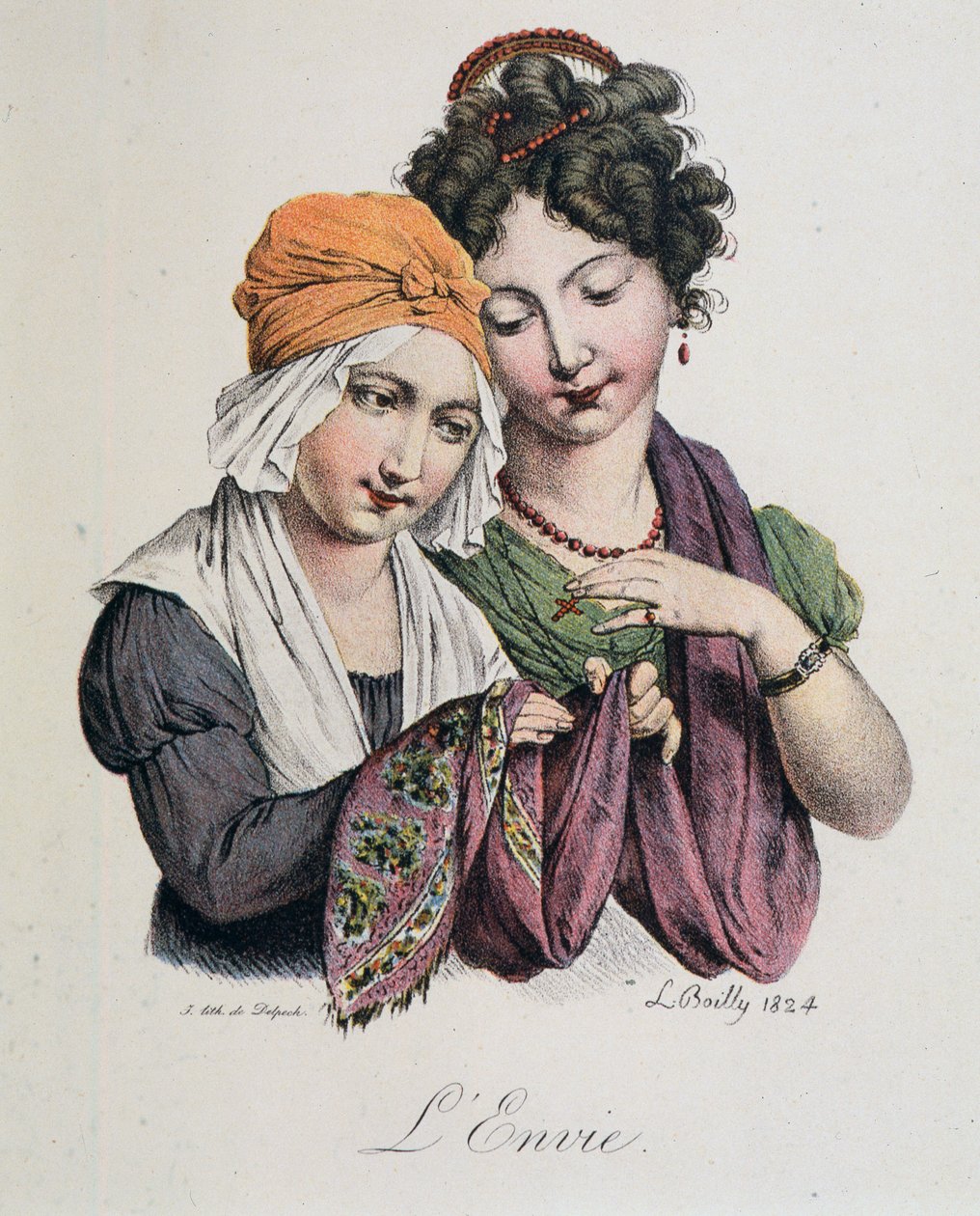 Yedi Ölümcül Günah: Boilly tarafından Kıskançlık by Louis Leopold Boilly