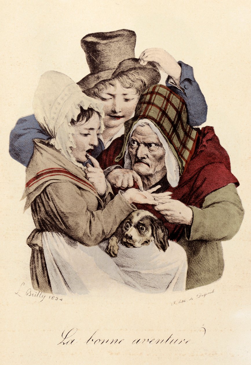 Louis-Leopold Boilly (Louis Leopold Boilly) tarafından yapılan Mutlu Macera Gravür by Louis Leopold Boilly