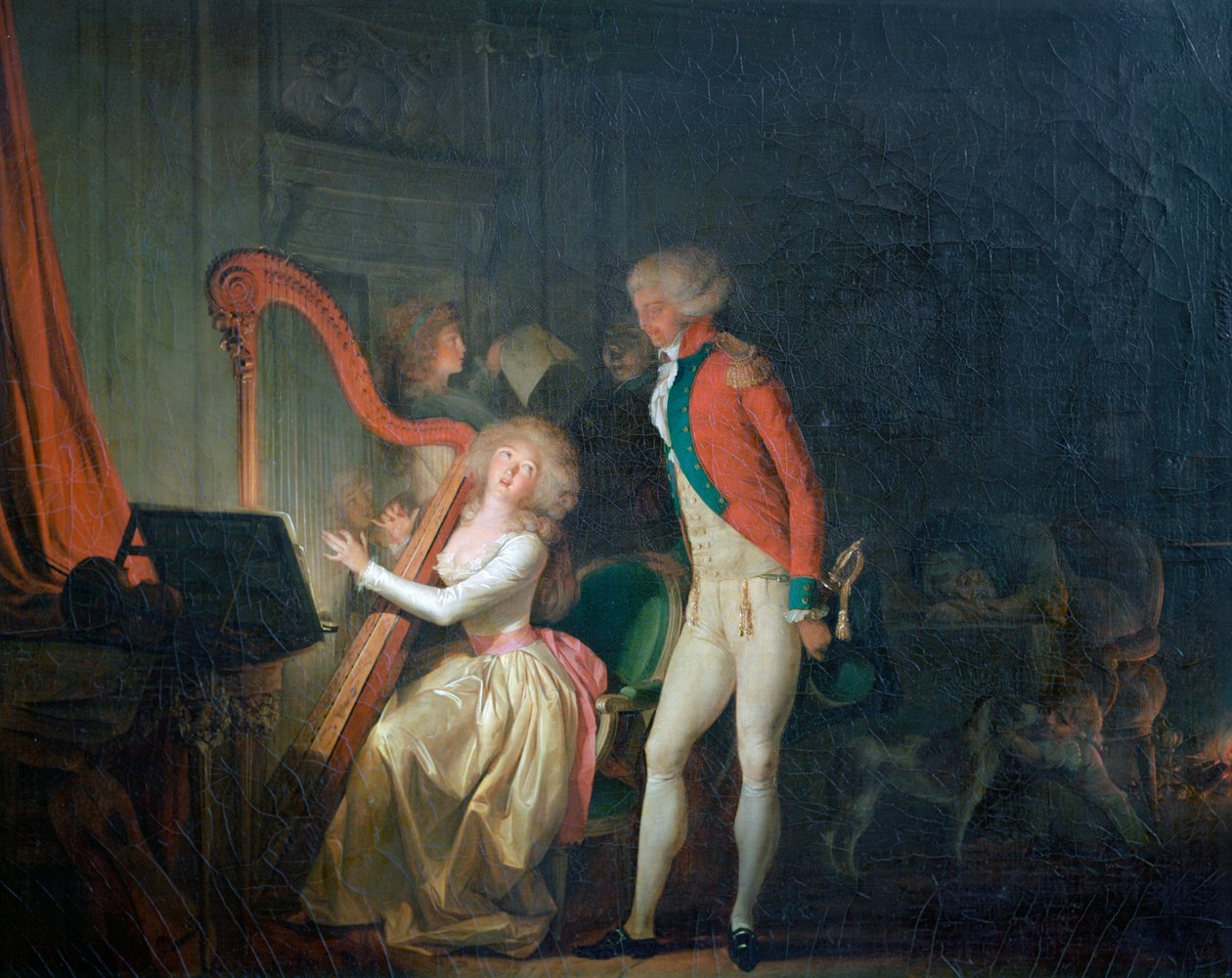 Doğaçlama Konser veya Uyumun Bedeli, 1790 by Louis Leopold Boilly