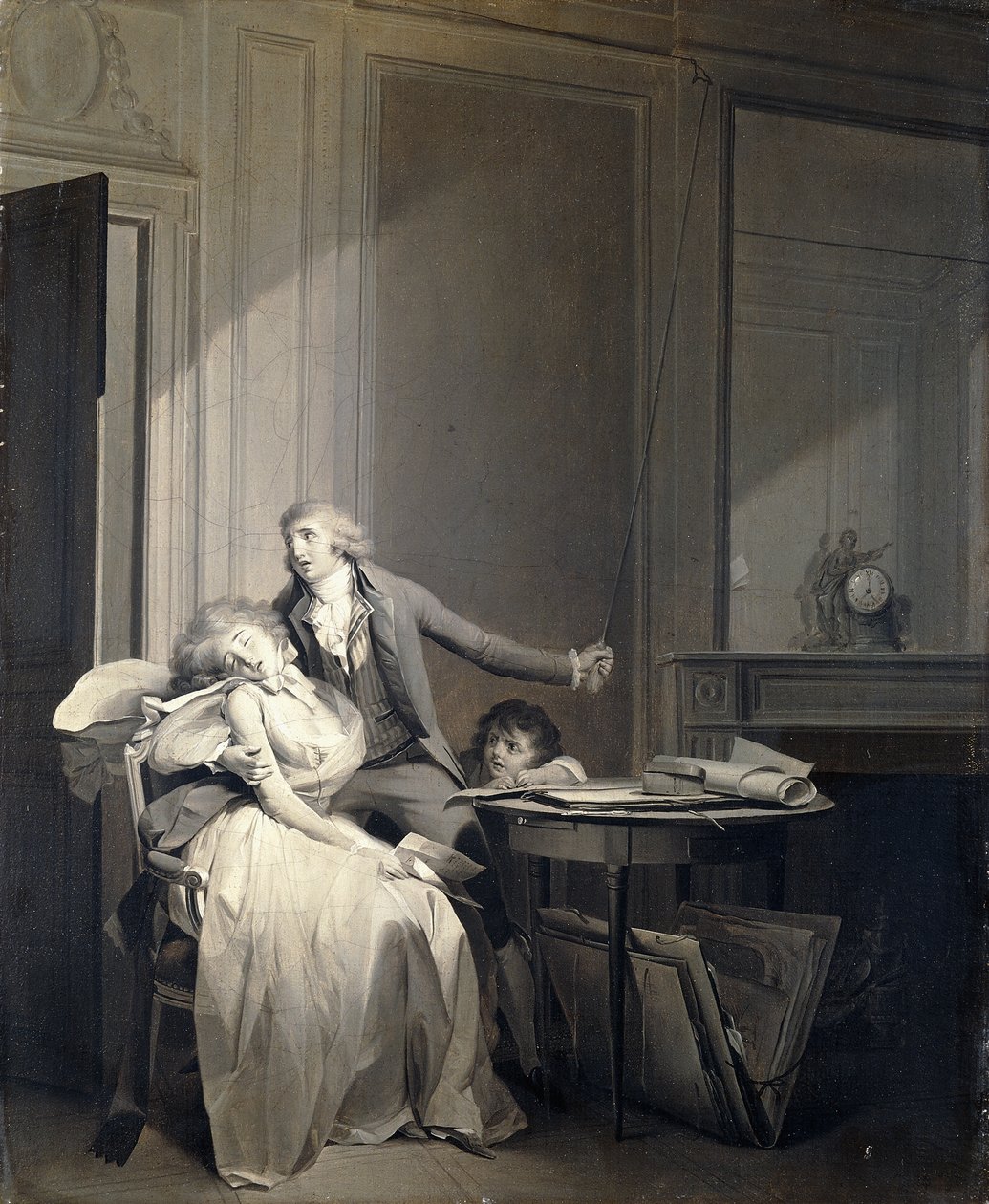Mektup veya Bayılma, by Louis Leopold Boilly