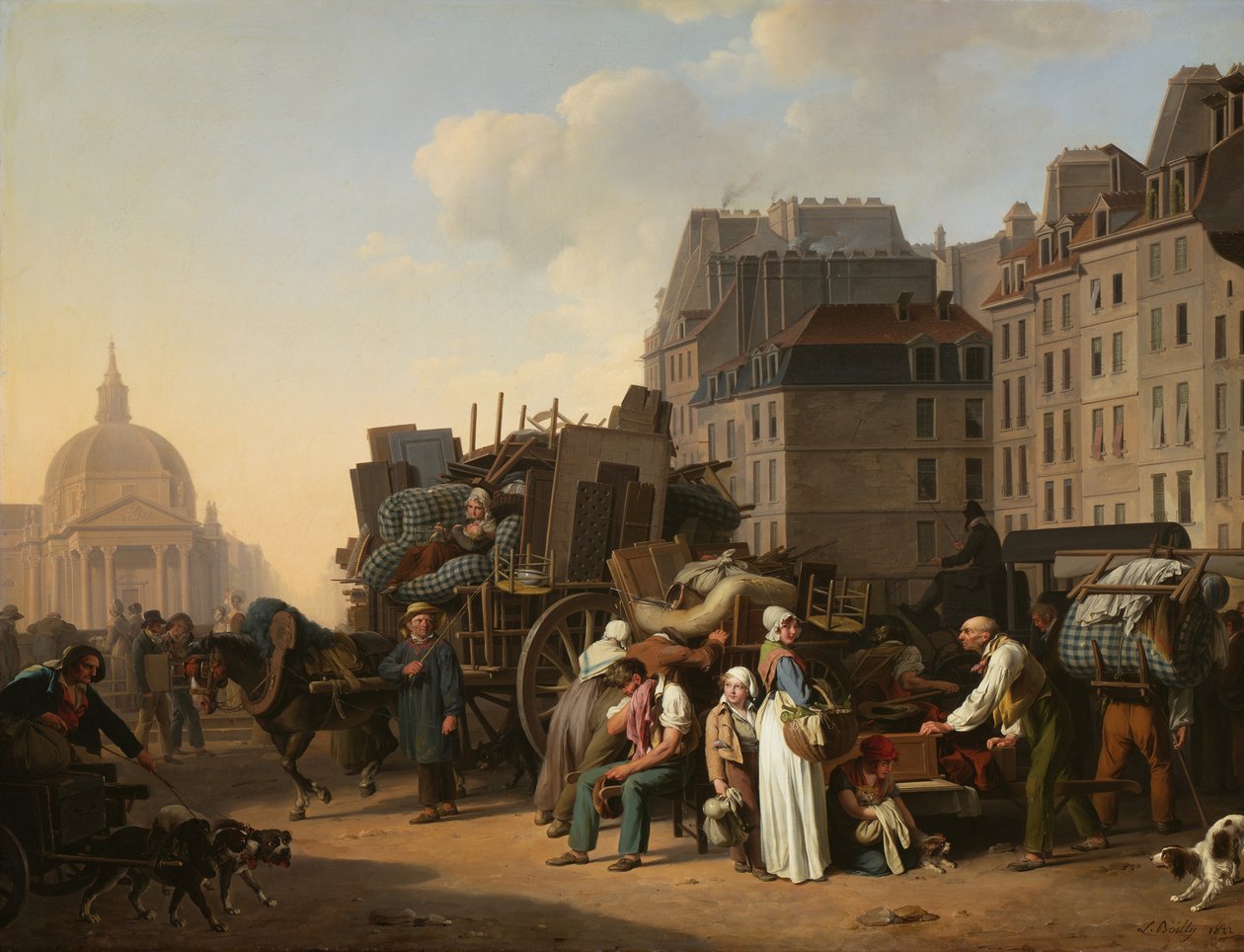 Hareketler, 1822. by Louis Leopold Boilly