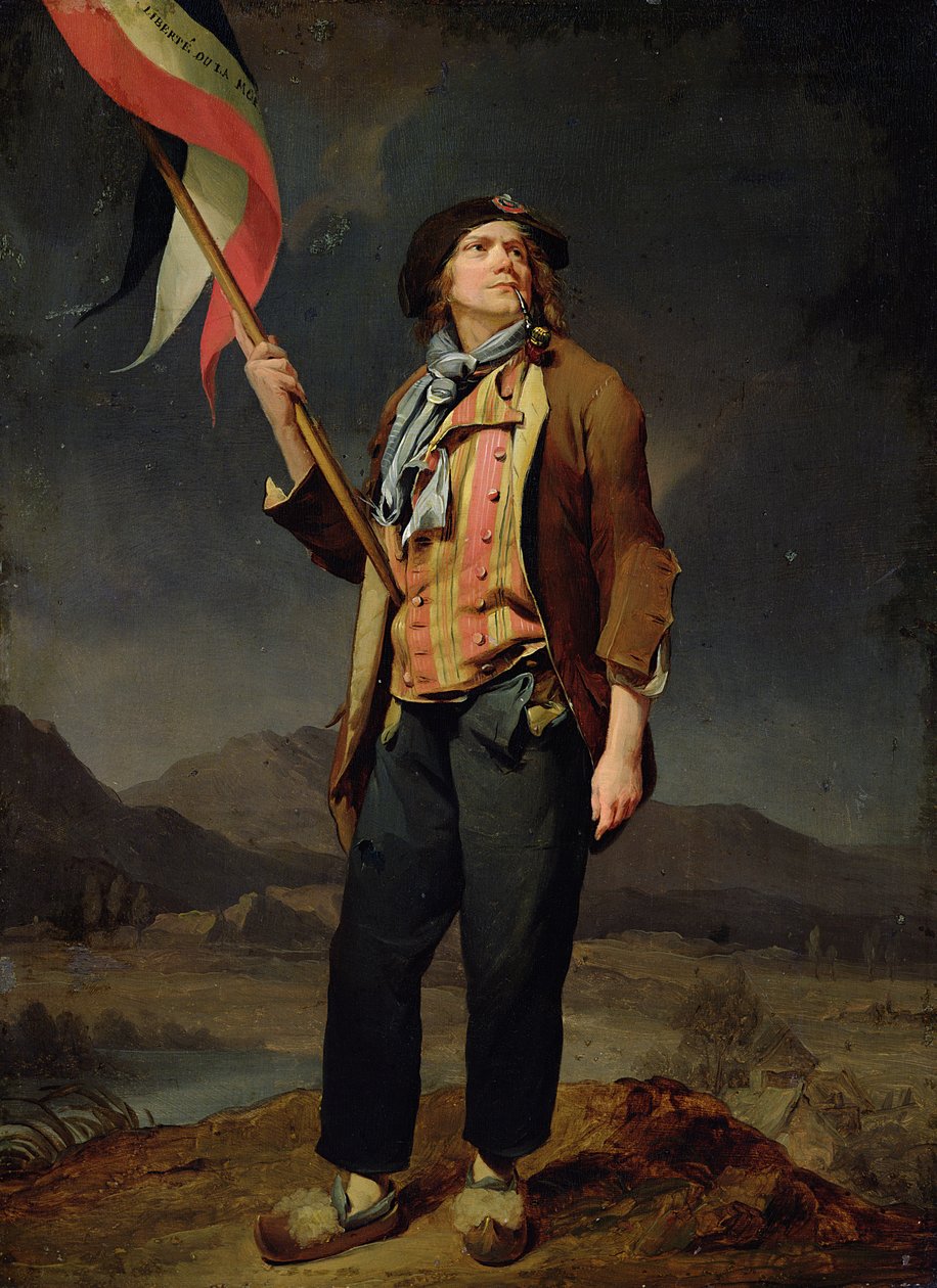 Şarkıcı Chenard, Sans-Culotte olarak by Louis Leopold Boilly