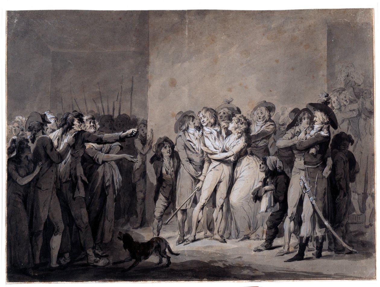 Louis Leopold Boilly (1761-1845) tarafından Marat Drawing