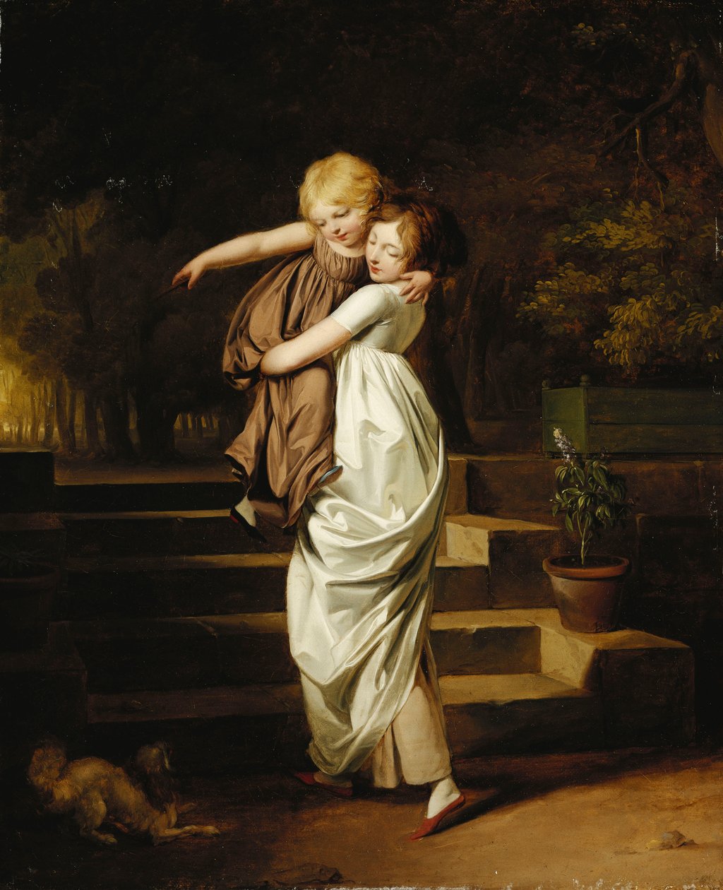 İki kız kardeş; iki kız kardeş, by Louis Leopold Boilly