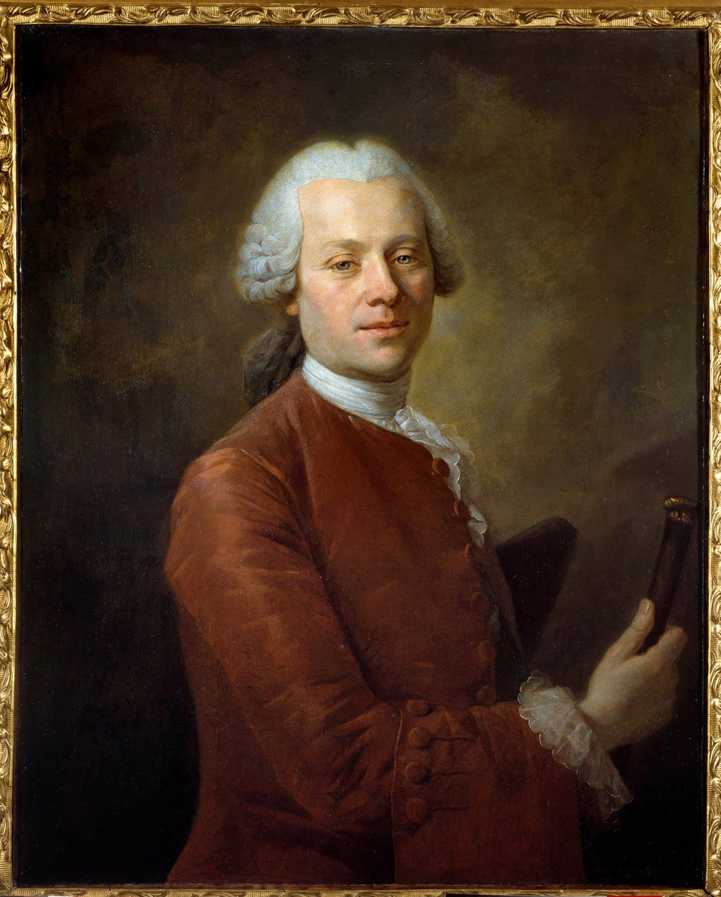 Louis Tocque (1696 - 1772) Versailles tarafından yapılan Jean the Round of Alembert (1717 - 1783) tablosu. Müze Lambinet. - Jean the Round of Alembert