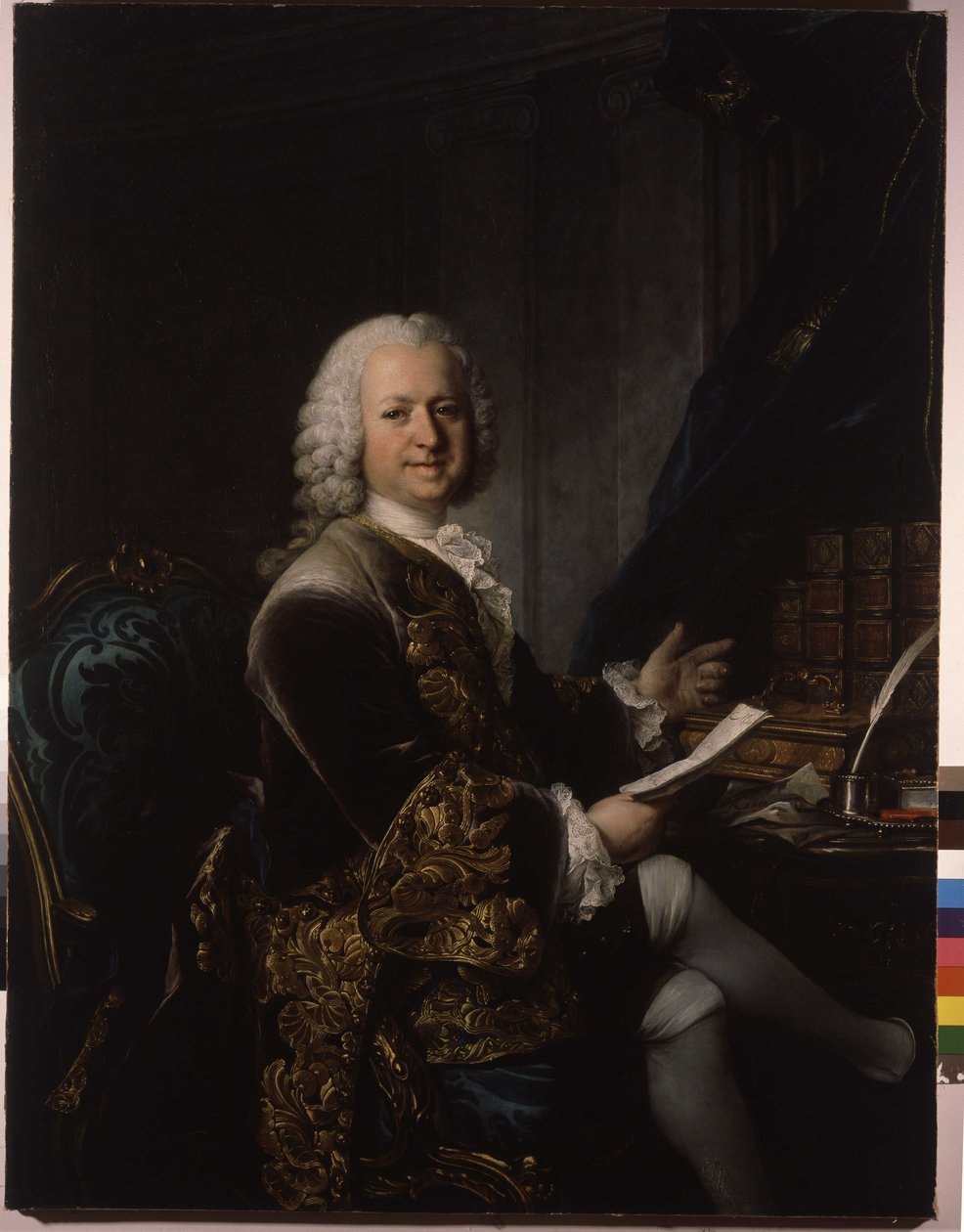Louis Phelypeaux, Saint Florentin Kontu, Marquis ve La Vrilliere Dükü (1705-1777), Fransız devlet adamı portresi by Louis Tocqué