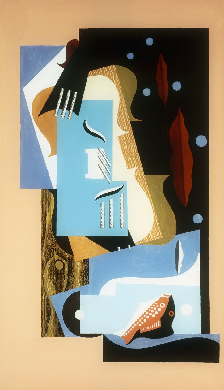 Büyük Ayı ile Natürmort; Doğa Morte a la Grande Ourse, 1926 by Louis Marcoussis