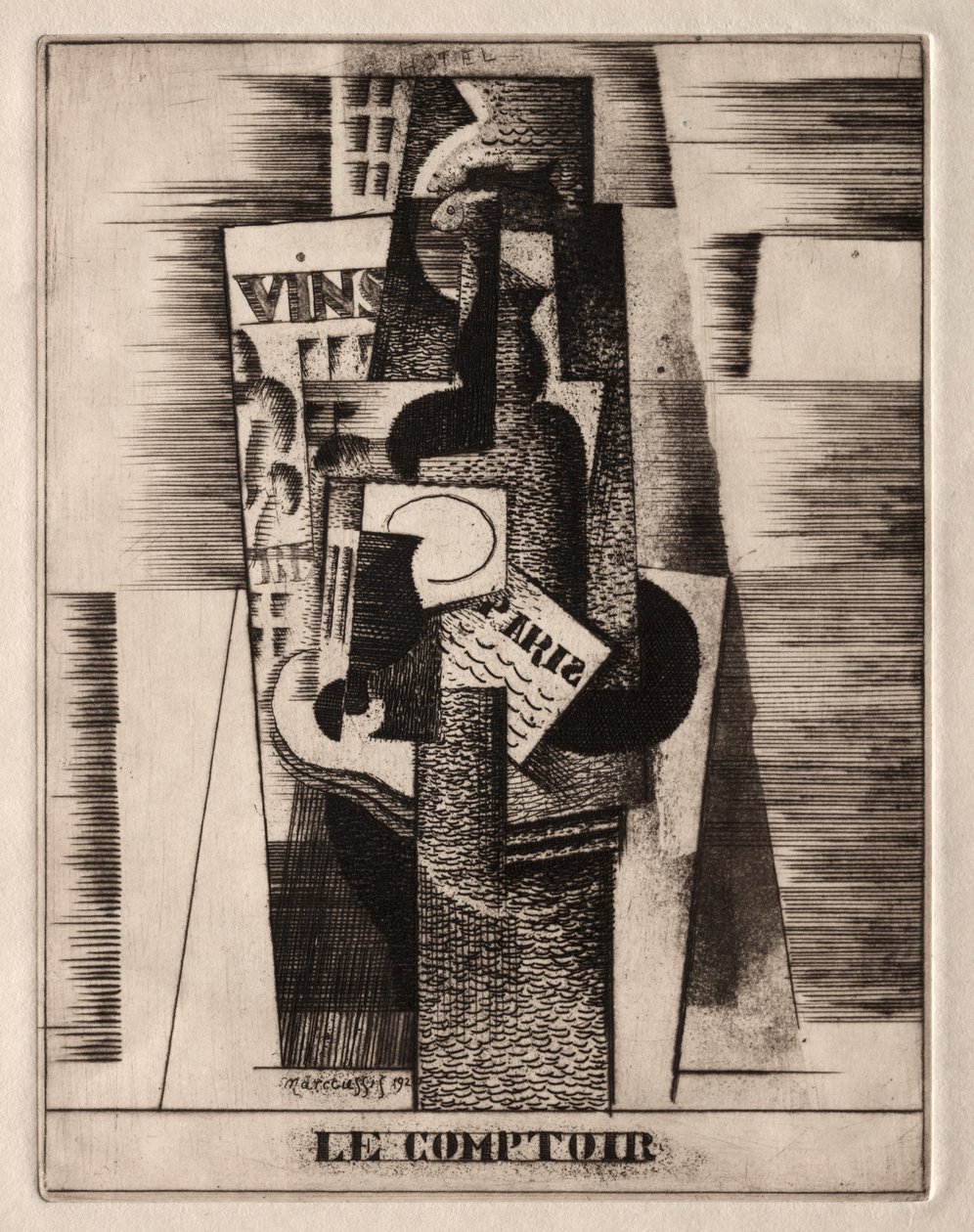 Bar by Louis Marcoussis