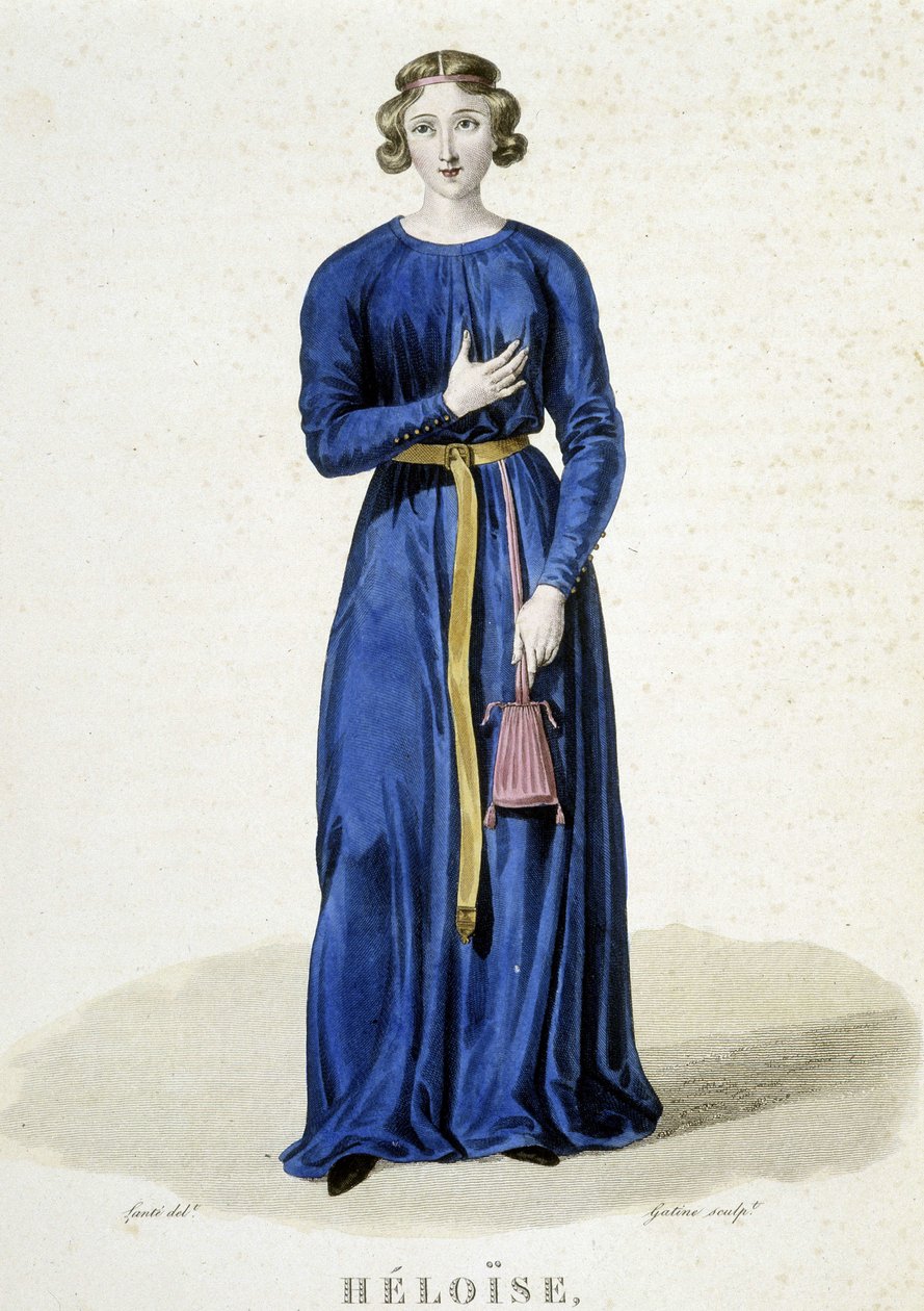 Héloise - “”Fransız Ünlü Kadınlar Galerisi”nde by Louis Marie Lante