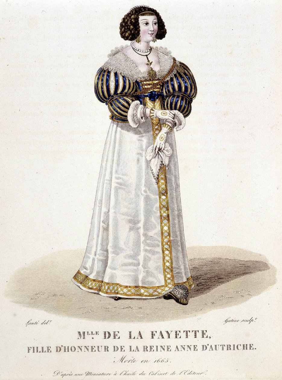 Marie-Madeleine (Marie Madeleine) Pioche de La Vergne, Lafayette Kontesi (Madame de la Fayette) (1634-1693), Avusturya Kraliçesi Anne