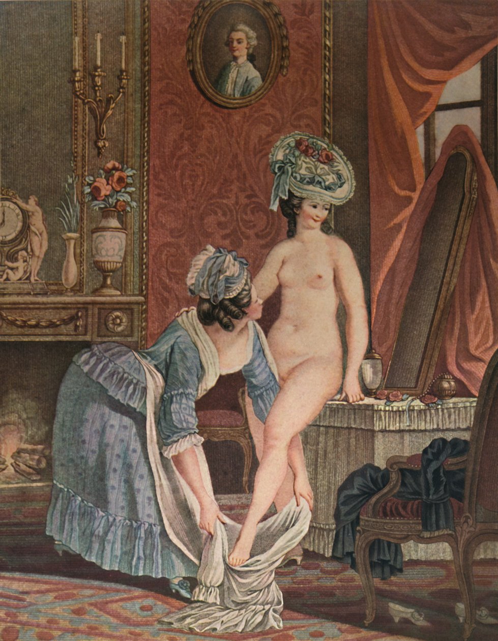 La Toilette, Banyo, c1765-1790, 1913 by Louis Marin Bonnet