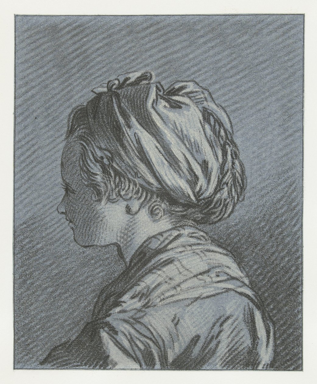 Muscovy Hizmetçi Portresi Tete de kule Moskova by Louis Marin Bonnet