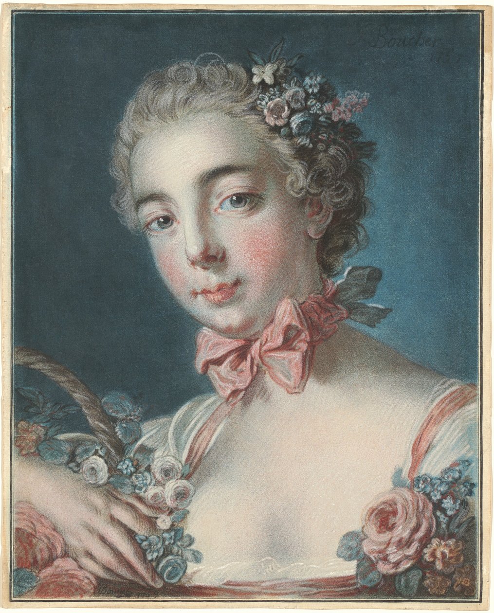 Flora Başkanı by Louis Marin Bonnet after François Boucher