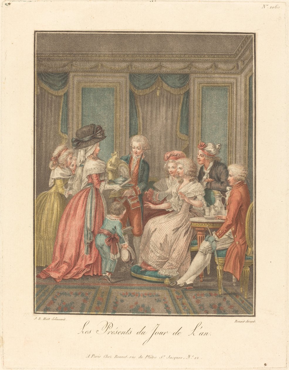 Yılbaşı Hediyeleri by Louis Marin Bonnet after Jean Baptiste Hüet, I