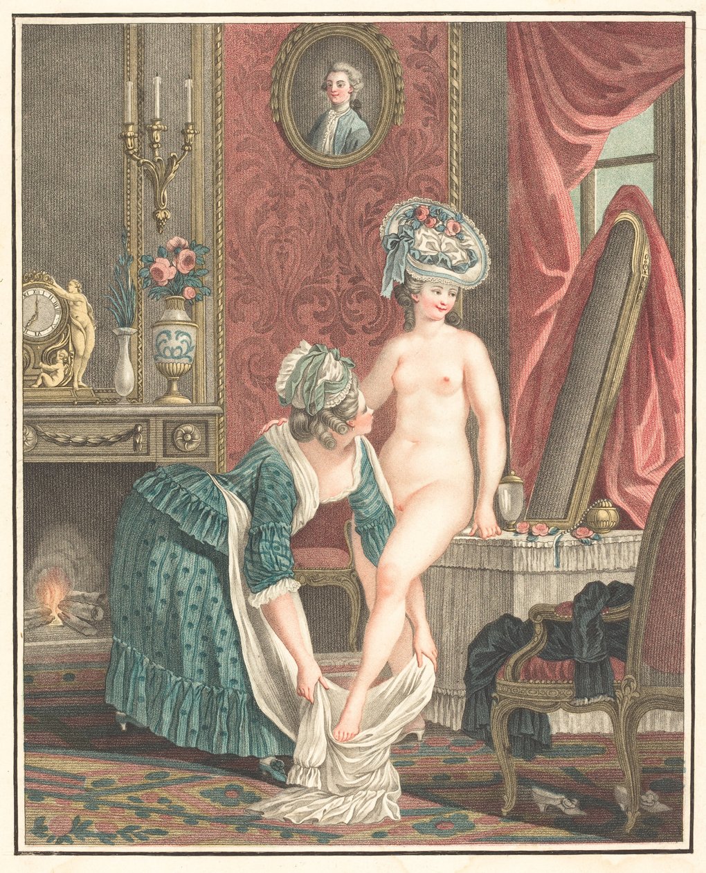 Tuvalet by Louis Marin Bonnet after Nicolas René Jollain