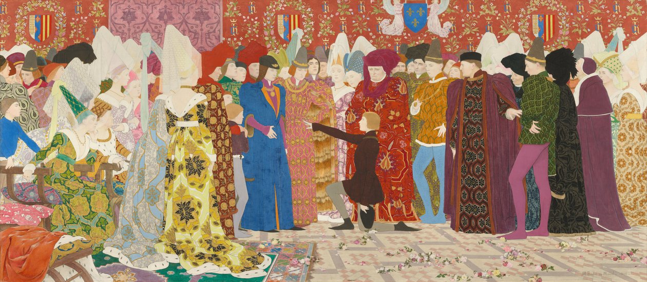 Dauphin Joan of Arc serisine itirazı: II, 1906. by Louis Maurice Boutet de Monvel