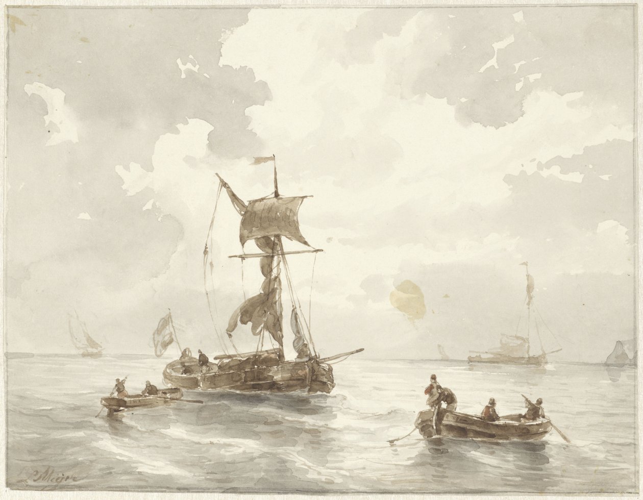 deniz manzarası by Louis Meijer