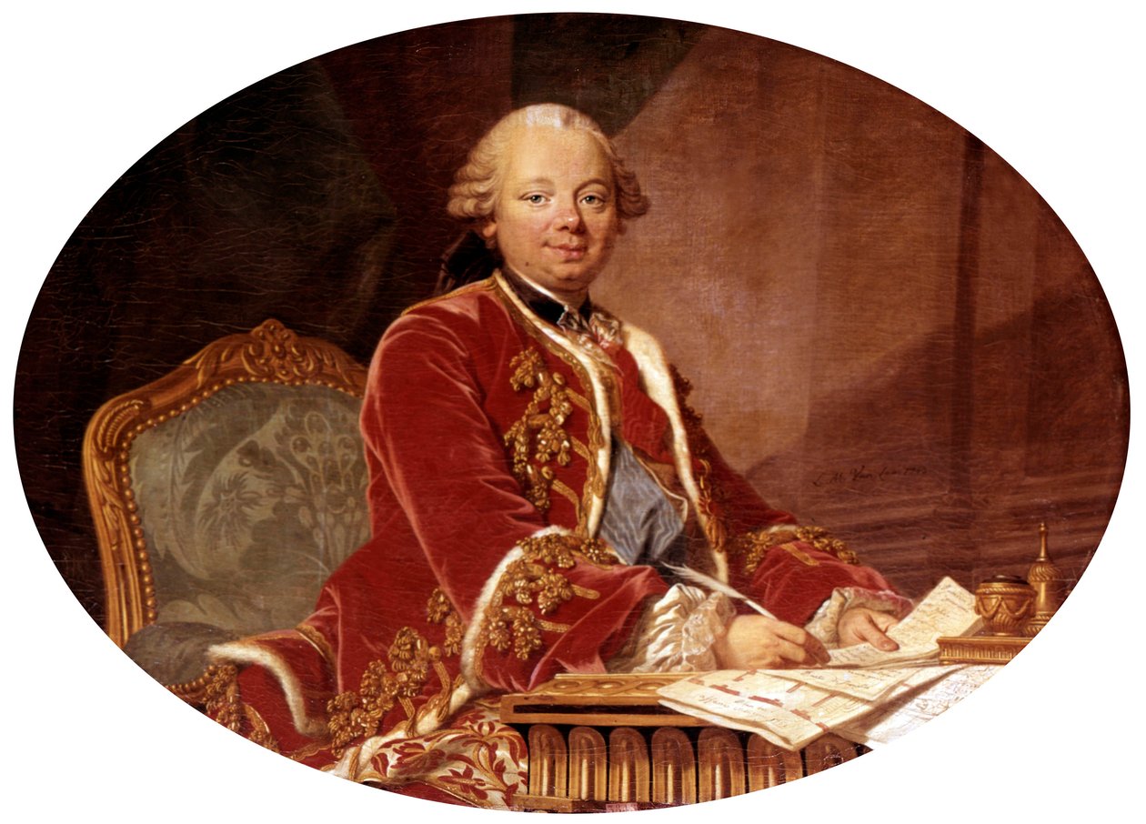 Etienne-Francois, Choiseul-Stainville Dükü (1719-1785) by Louis Michel van Loo