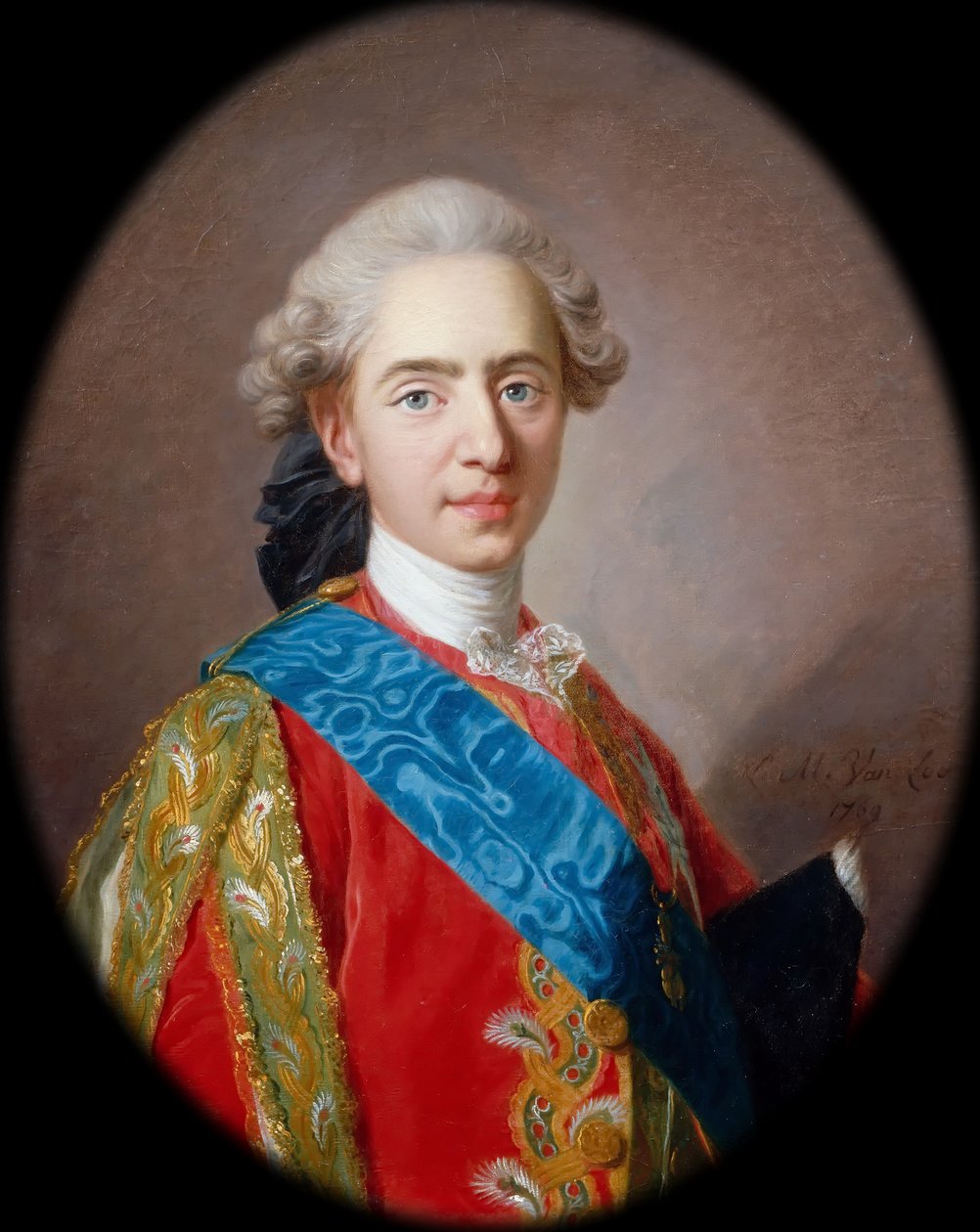 Louis-Auguste, Berry Dükü 1754-1793, gelecekteki Louis XVI, Fransa Kralı by Louis Michel van Loo