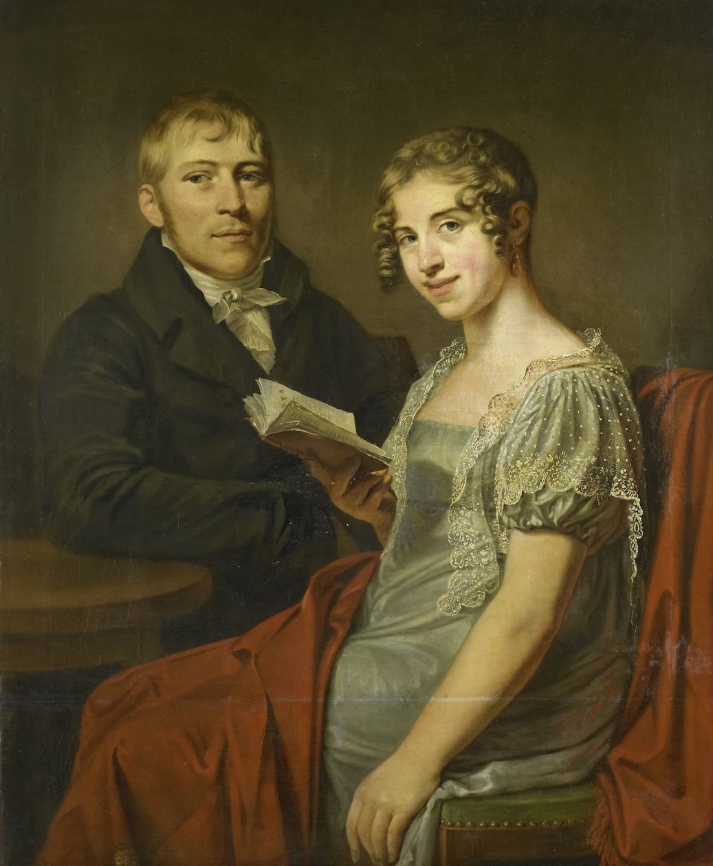Hendrik Arend van den Brink (1783-1852) ve Karısı Lucretia Johanna van de Poll (1790-1850) by Louis Moritz