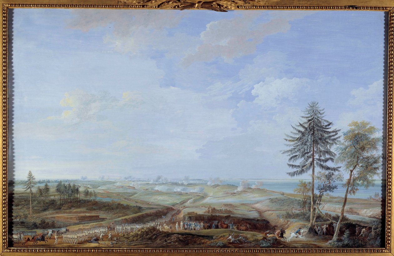 Amerika Birleşik Devletleri Bağımsızlık Savaşı (1775-1783): “” 6 - 19 Ekim tarihleri arasında Yorktown Kuşatması by Louis Nicolas van Blarenberghe