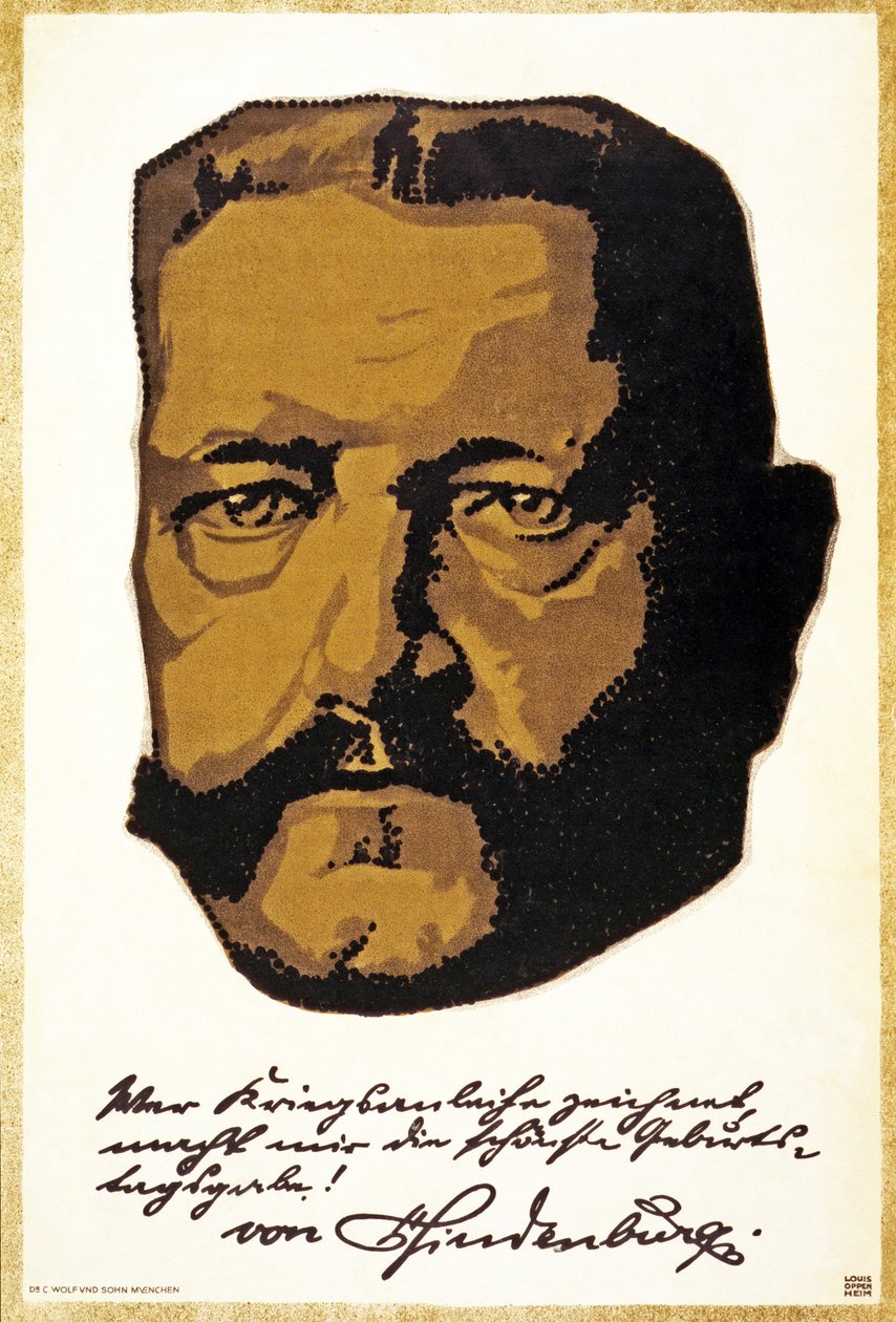 General Field Marshall Paul von Hindenburg