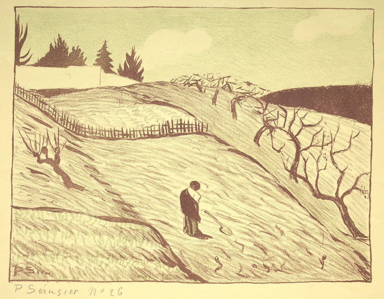 Manzara, 1893. by Louis Paul Henri Sérusier