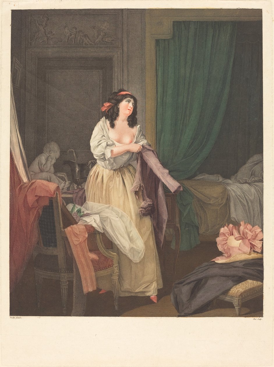 Henüz ne yok? by Louis Petit after Louis Léopold Boilly