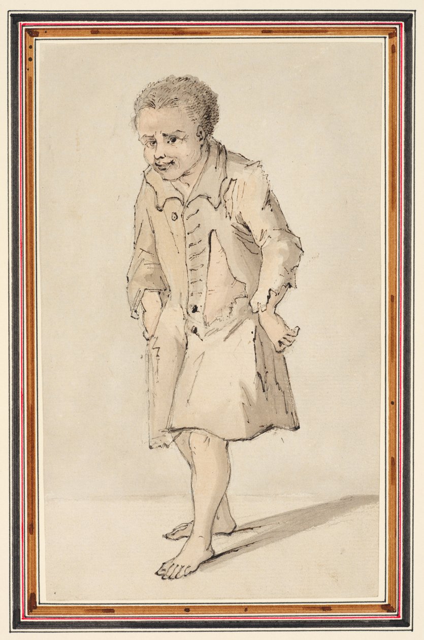 Little Cazey, 1747 dolayları (kalem, tükenmez kalem, mürekkep ve kağıt üzerine sulu boya) by Louis Philippe Boitard