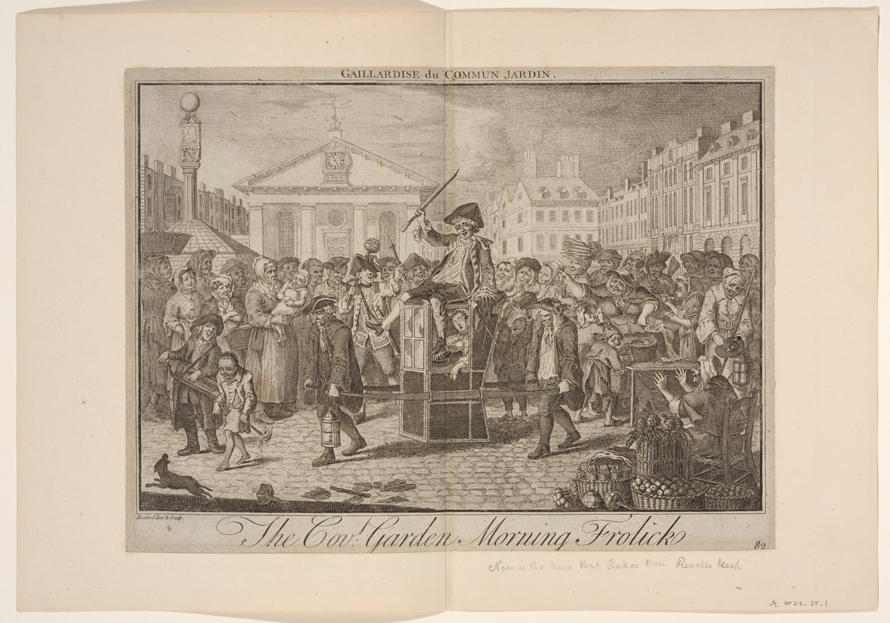 Covent Garden Sabah Eğlencesi by Louis Philippe Boitard