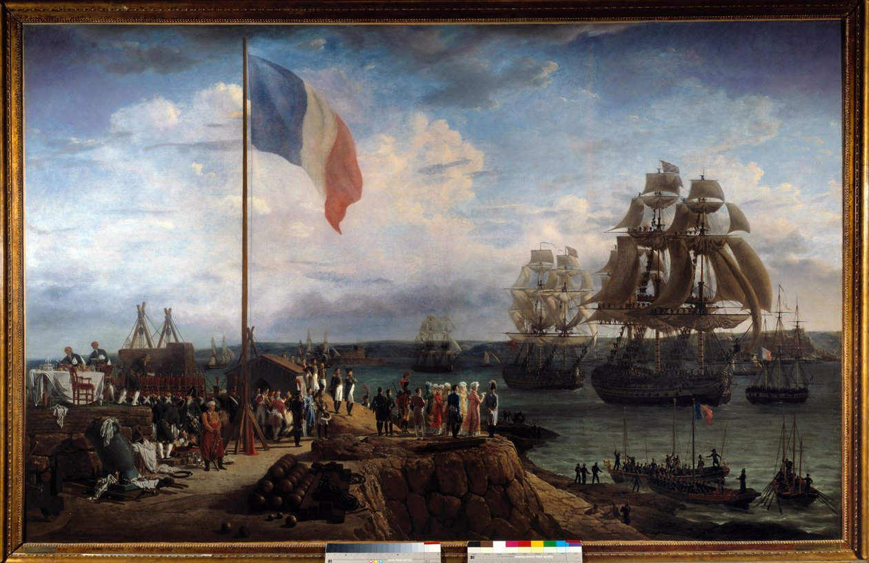 İmparator Napolyon I ve Marie Louise, 30/05/1811 tarihinde Cherbourg