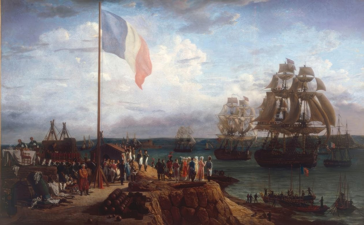 Napolyon I ve İmparatoriçe Marie-Louise olmak by Louis Philippe Crepin
