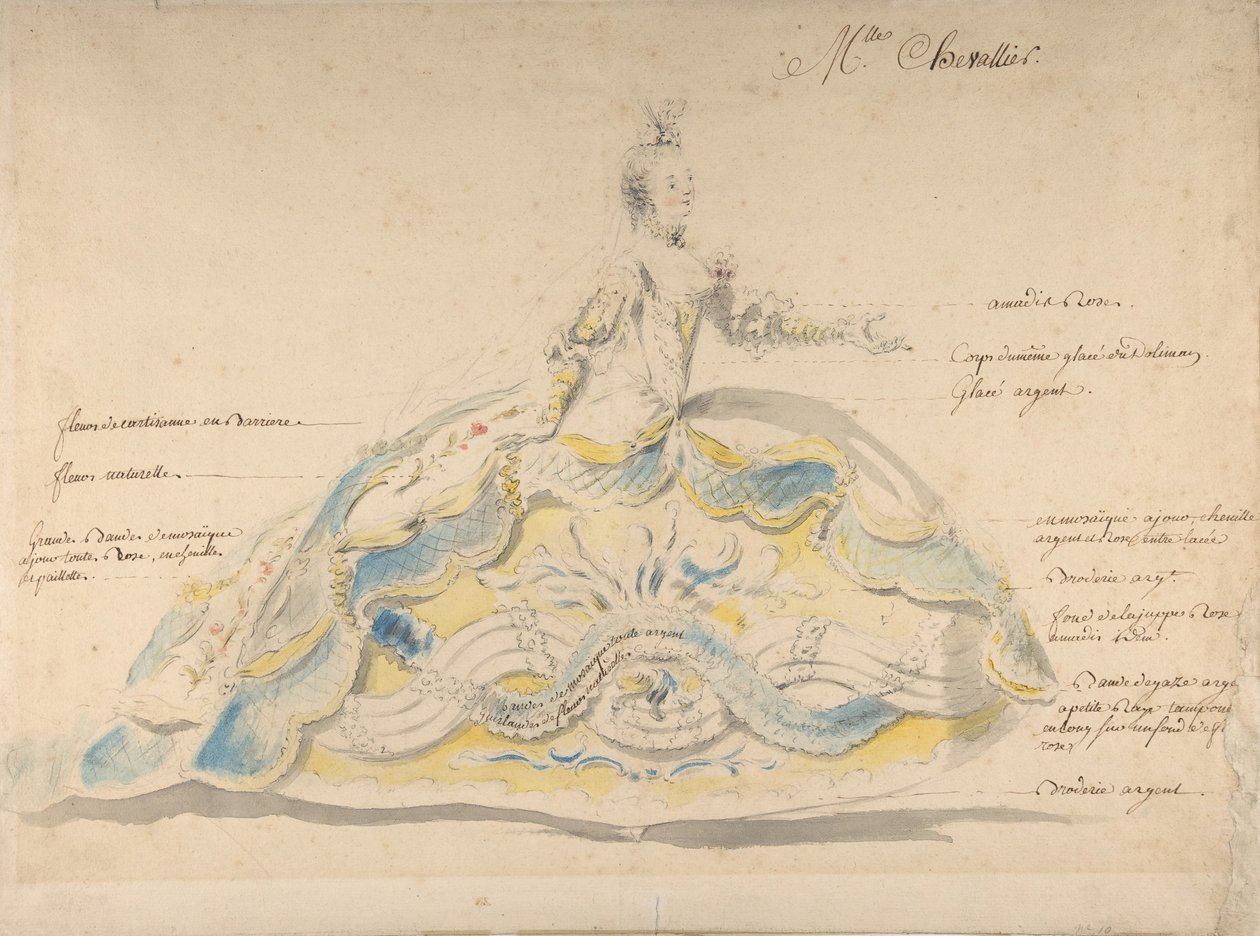 Matmazel Marie-Jeanne Fesch Chevallier,. by Louis Rene Boquet