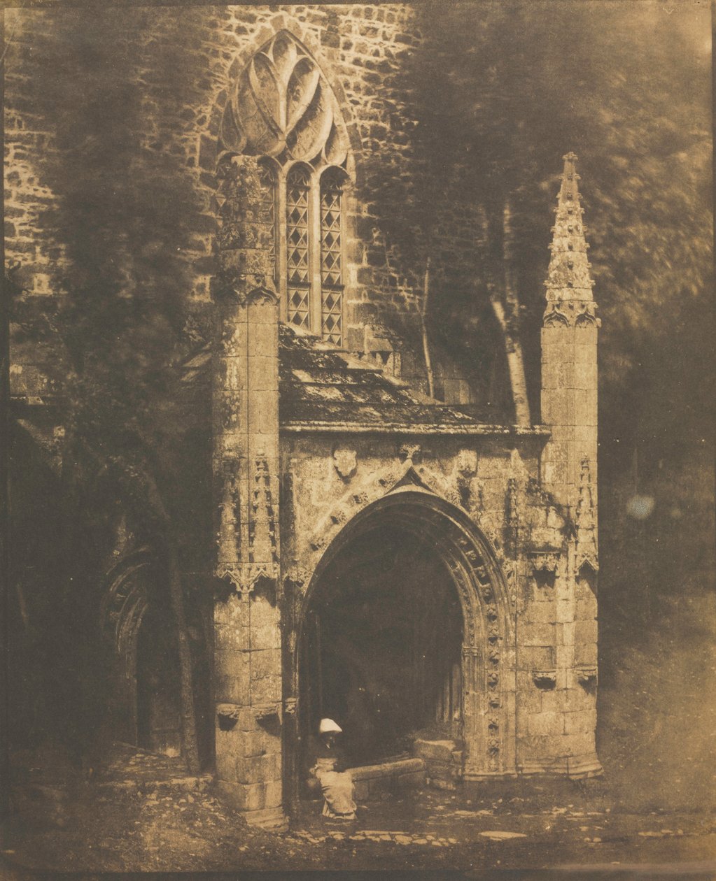 Notre-Dame Çeşmesi, Saint-Brieuc, Brittany, c. 1853. by Louis Rémy Robert