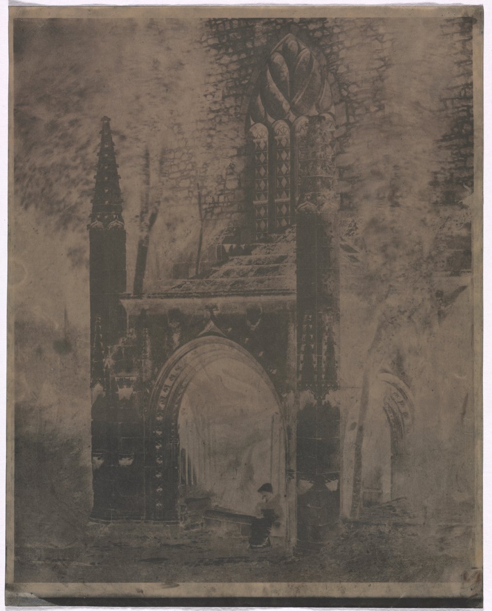 Saint-Brieuc, Brittany'deki Notre Dame Çeşmesi by Louis Rémy Robert