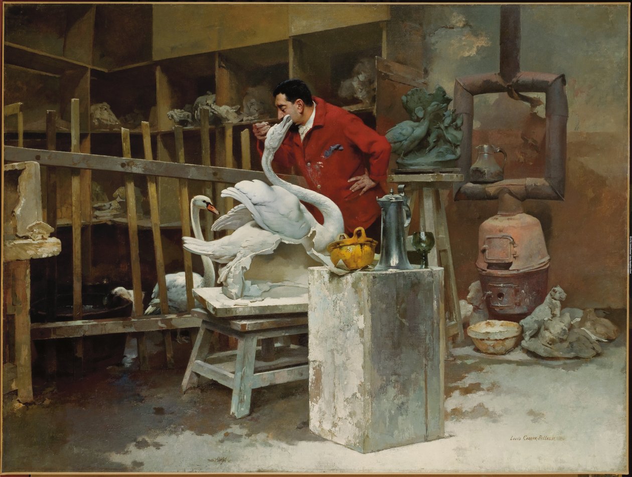 Hayvan Heykeltıraş, 1894 by Louis Robert Carrier Belleuse