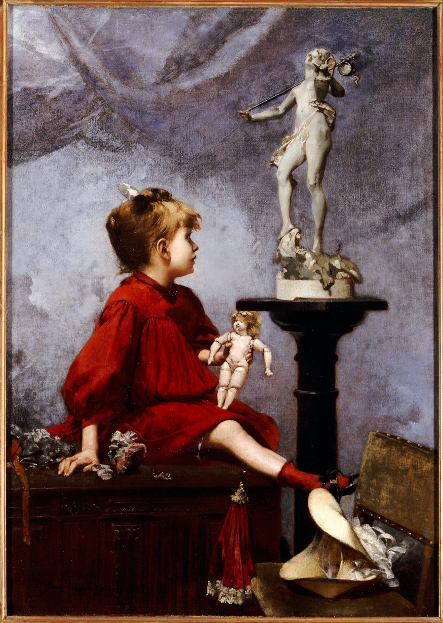 Oyuncak bebek by Louis Robert Carrier-Belleuse