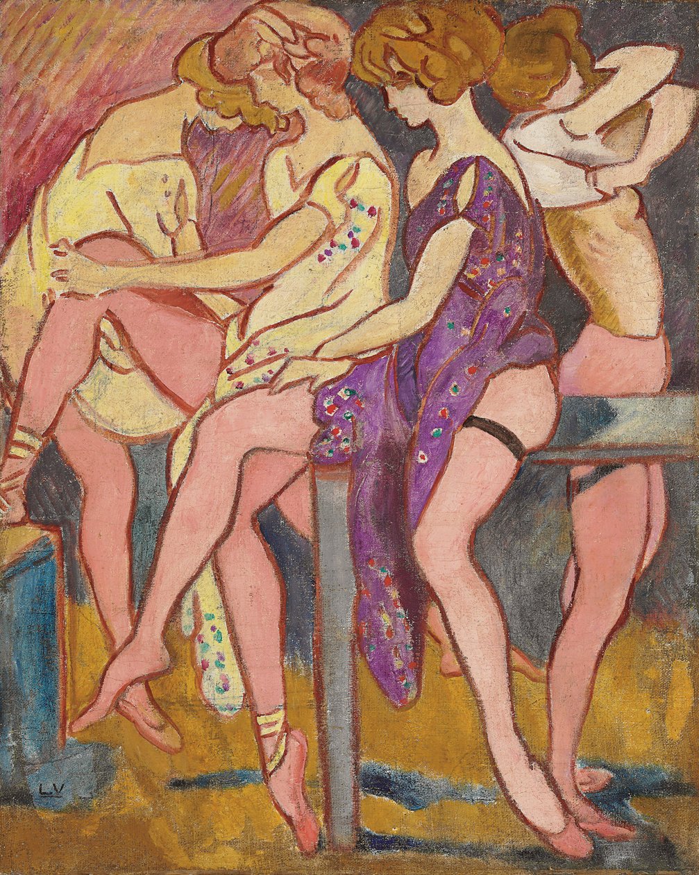 dansçılar; dansçılar by Louis Valtat