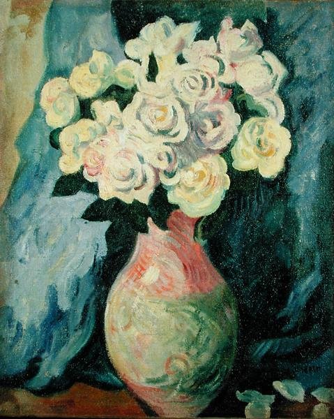 Çiçekler (tuval üzerine yağlıboya) by Louis Valtat