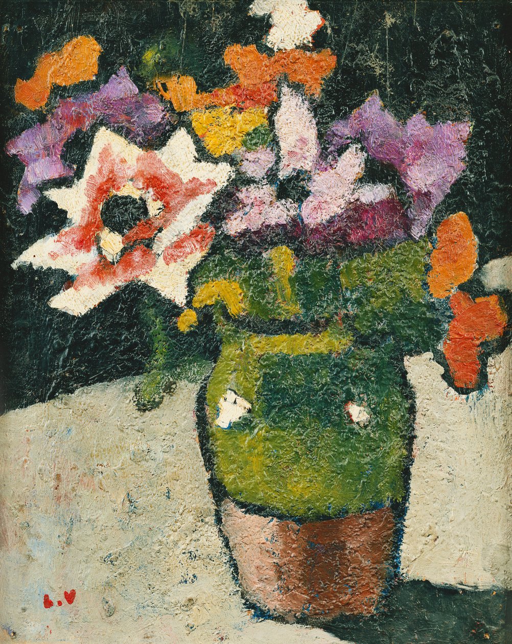 Vazoda Çiçekler; Vazoda Çiçek Buketi by Louis Valtat