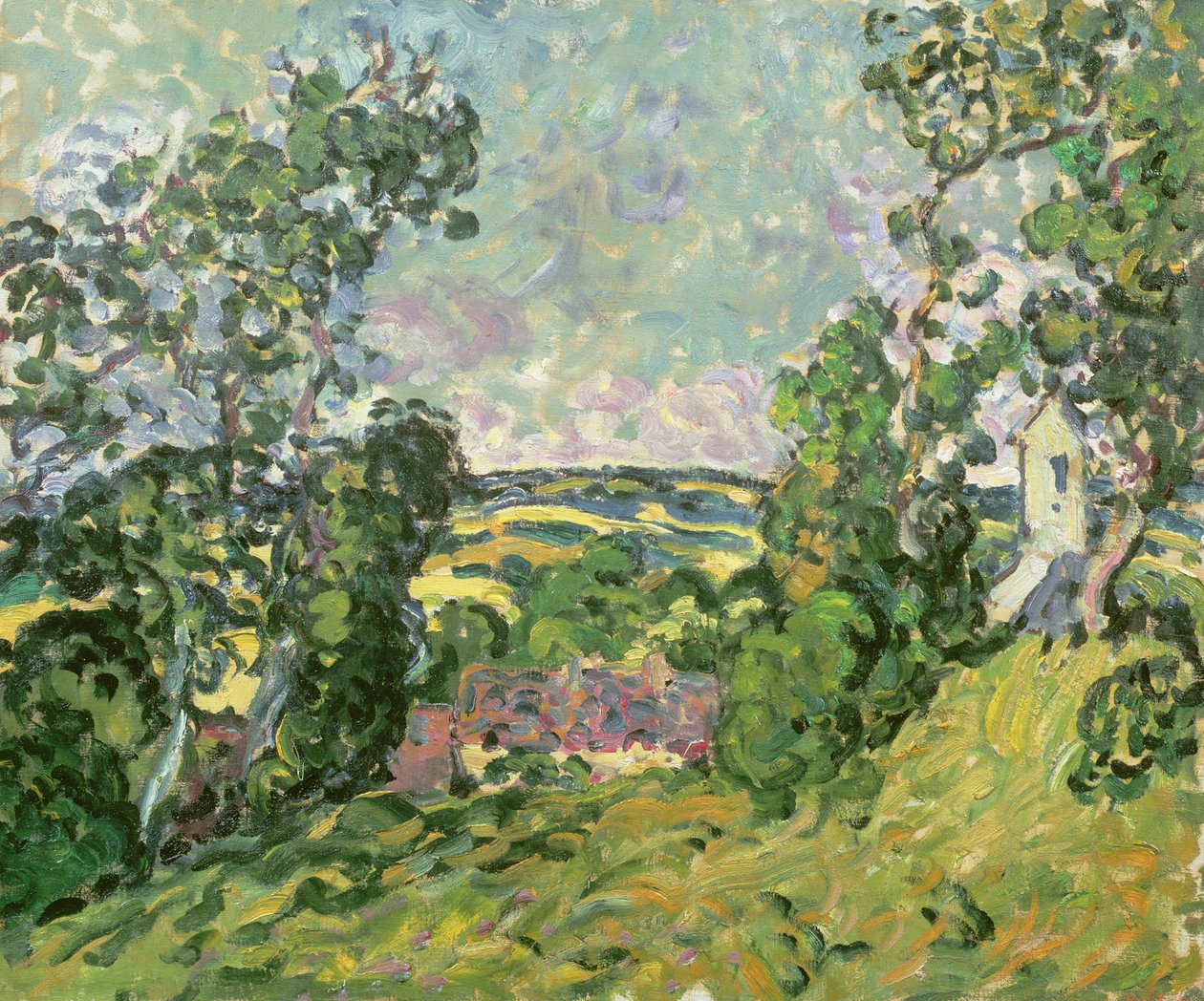 Manzara (tuval üzerine yağlıboya) by Louis Valtat