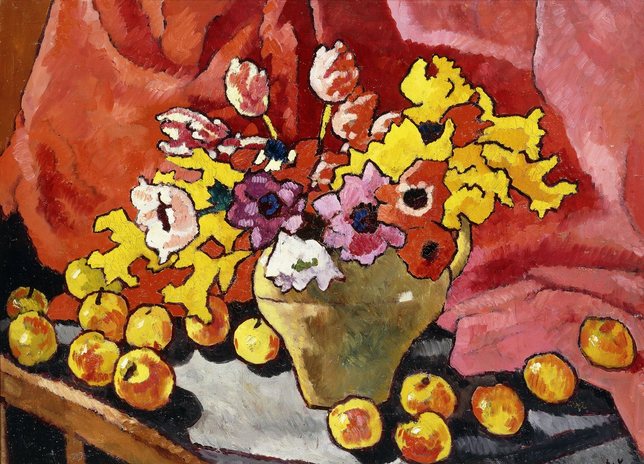 Sürahi, Anemon, Lale ve Elma; Sürahi, Anemon, Lale ve Elma by Louis Valtat