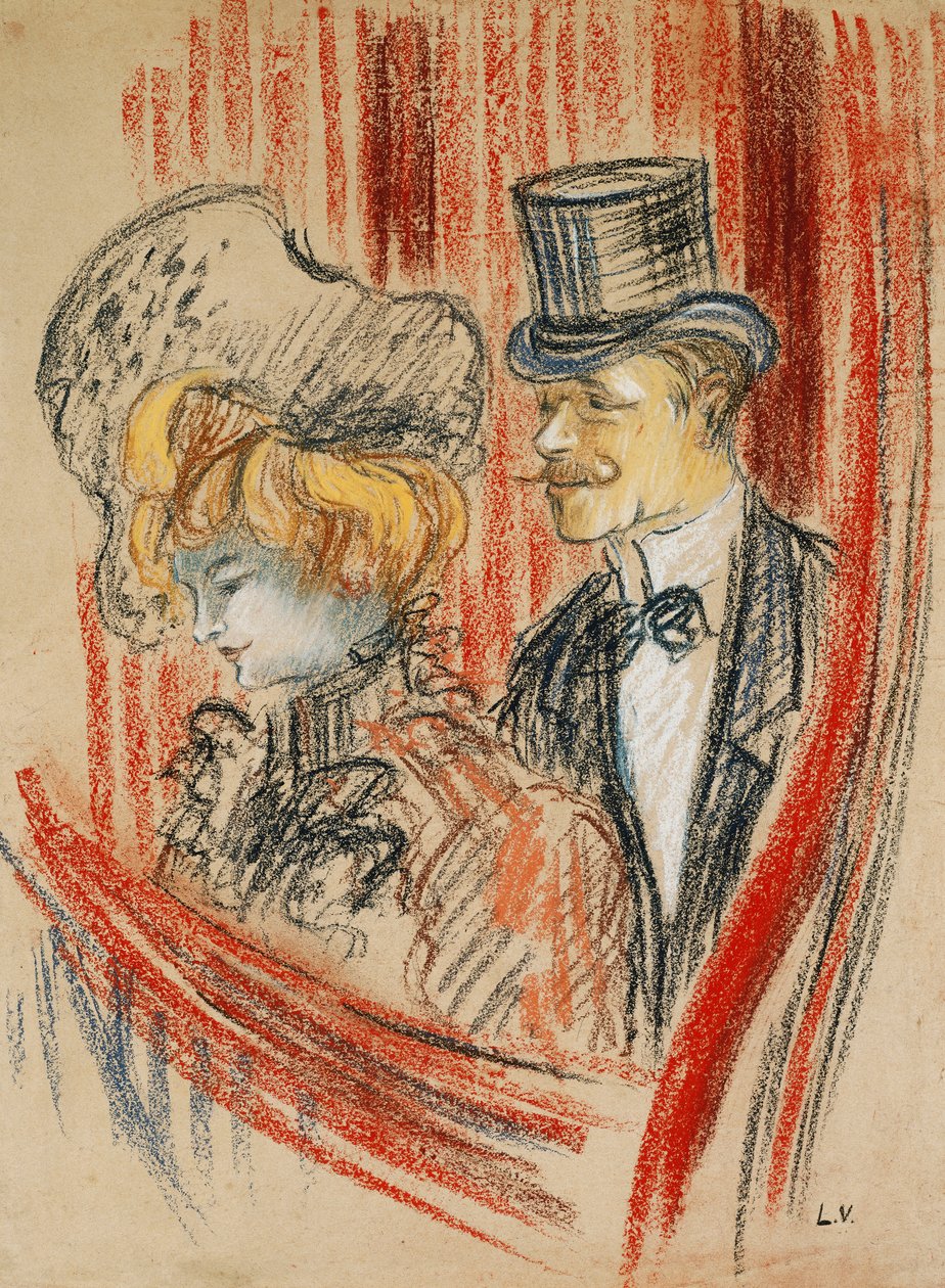 Kutu; la loge by Louis Valtat